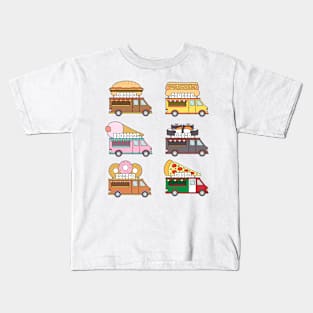 Food Trucks Design Kids T-Shirt
